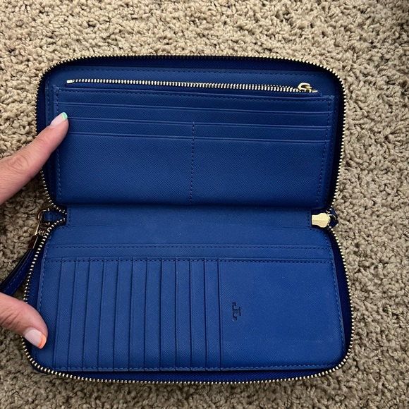 Tory Burch Royal Blue Wallet - Picture 3 of 4